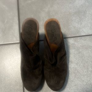 Michael Kors Chocolate Brown Clogs